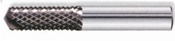 SOLID CARBIDE FIBERGLASS ROUTERS - STYLE D - 135° DRILL POINT